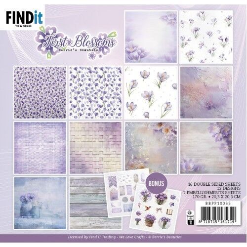 Paperpack – Berries Beauties – First Blossoms 20 x 20 cm