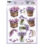 3D Cutting Sheet - Berries Beauties - First Blossoms - Crocus Charm
