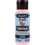 DecoArt - Textielverf Thrift Flip - Rosy Pink 59ML