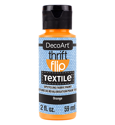 DecoArt – Textielverf Thrift Flip – Orange 59ML