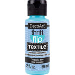 DecoArt - Textielverf Thrift Flip - Turquoise Blue 59ML