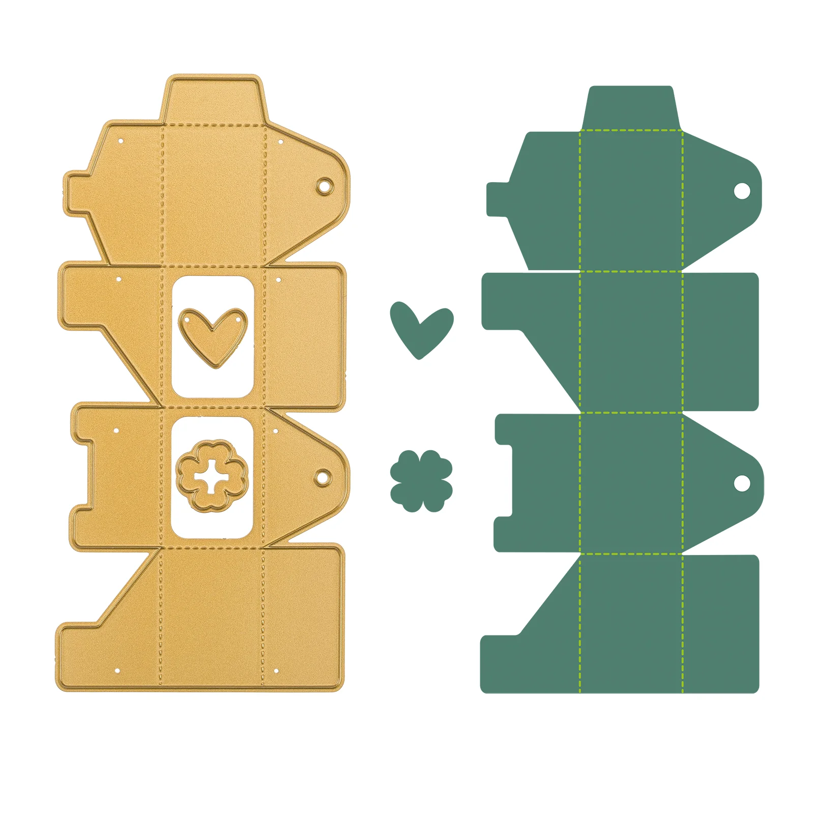 Vaessen Creative • Mini Snijmallen Cadeaudoosje 3st. - Afbeelding 3