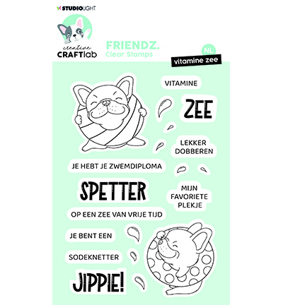 **-50%** Vitamine Zee NL Essentials Clear Stamp (CCL-ES-STAMP469) - CraftLab