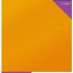 Crafter's Companion - Centura Pearl glitter karton 10vel - Copper