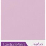 Crafter's Companion - Centura Pearl metallic karton 10vel - Baby Pink