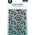 Clear stamp StudioLight Flower background Essentials nr. 918