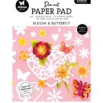StudioLight Die-cut Paper Pad Bloom & Butterfly Essentials nr. 414