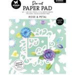 StudioLight Die-cut Paper Pad Rose & Petal Essentials nr. 415