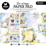 StudioLight Designer Paper Pad Paper & Elements, Violet Musings Essentials nr. 427
