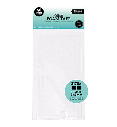 StudioLight Doublesided foam tape Blocks black Essentials Tools nr. 107