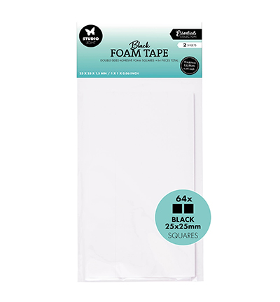 StudioLight Doublesided foam tape Blocks black Essentials Tools nr. 108