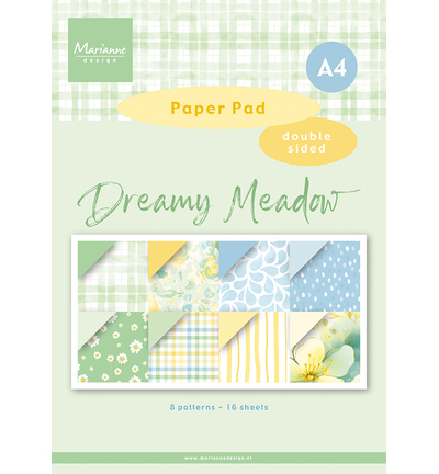 Marianne Design Paper Bloc, Dreamy Meadow – A4