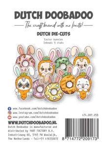 **EUROKNALLER** Collage Die-cuts - DDBD - Easter Bunnies
