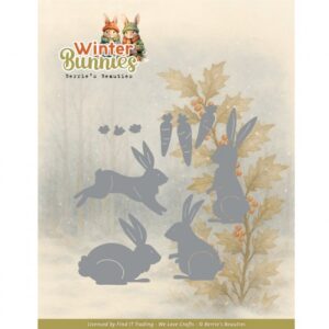 Dies - Berries Beauties - Winter Bunnies - Bunnies