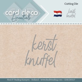 **-50%** Snijmal - Kerst knuffel - Card Deco Essentials