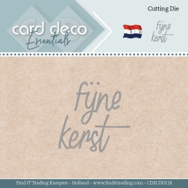 **-50%** Snijmal - Fijne kerst - Card Deco Essentials