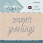 **-50%** Snijmal - Season's greetings - Card Deco Essentials