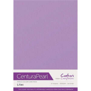 Crafter's Companion - Centura Pearl metallic karton 10vel - Lilac