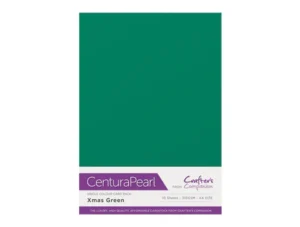 Crafter's Companion - Centura Pearl metallic karton 10vel - X mas Green