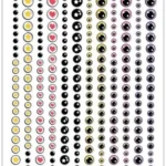 Carlijn Design - Enamel Dots Eyes 2 300pcs -  CDED-0014