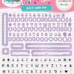 Carlijn Design - snijmallen ABC With me- CDJD-0071