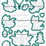 Carlijn Design - snijmallen Draakjes- CDSN-0341