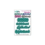 Carlijn Design - snijmallen Gefeliciteerd variaties - CDSN-0339