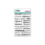 Stempel Gefeliciteerd (CDST-0158) - Carlijn Design
