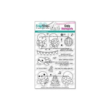 Stempel Turtles (CDST-0157) – Carlijn Design