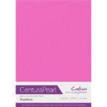 Crafter's Companion - Centura Pearl metallic karton 10vel - Fuchsia