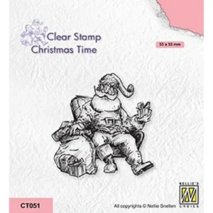 **EUROKNALLER** Nellie's Choice Clearstempel - Santa