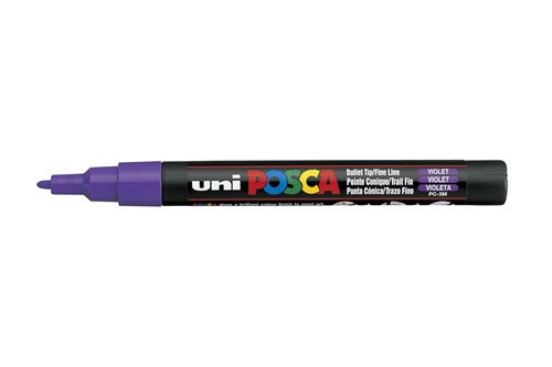 POSCA marker Paars PC3M –  fijn
