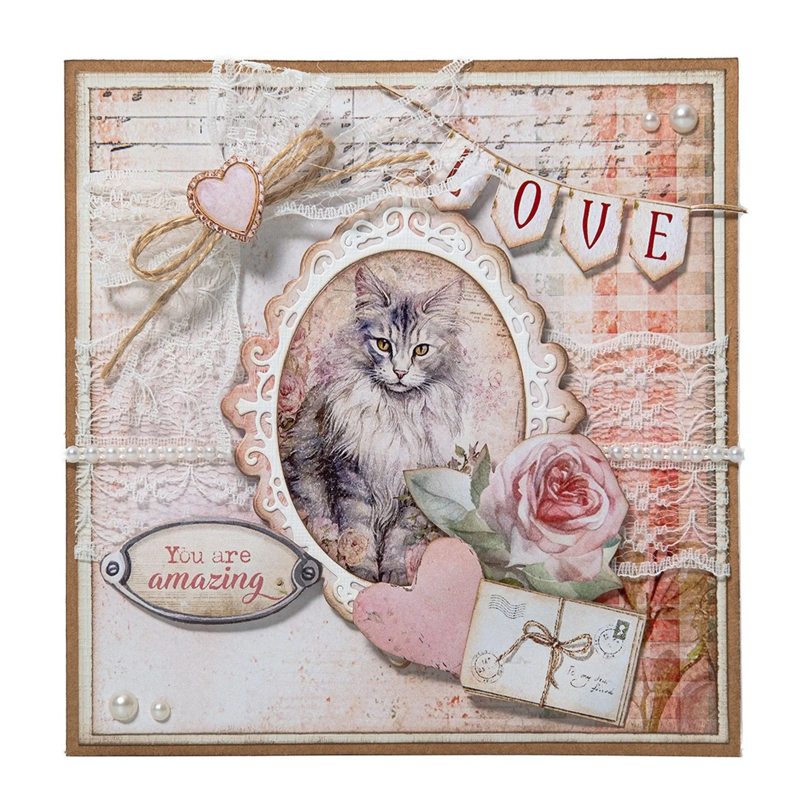 **-40%**StudioLight - Roses mini frame snijmal - A Cat's Secret - Afbeelding 2
