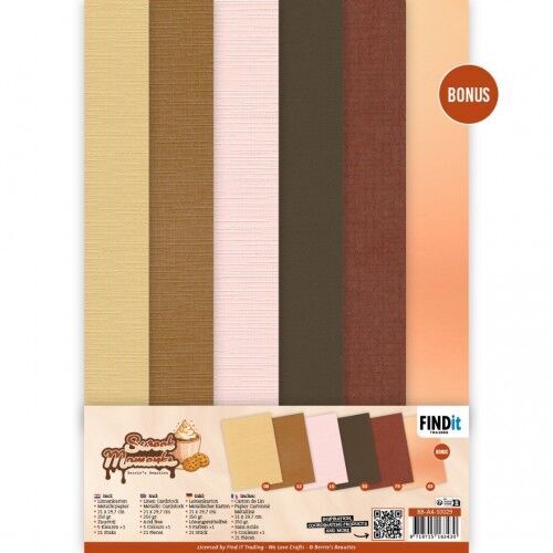 Linnen Cardstock Pack – Berries Beauties – Sweet Moments – A4