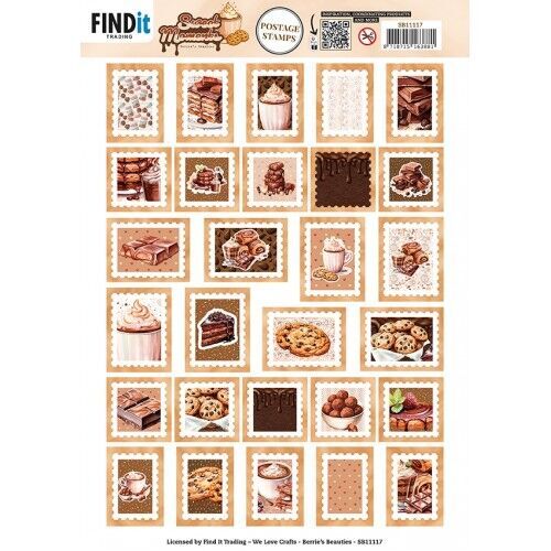 Berries Beauties – Sweet Moments – Push Out Postage Stamp