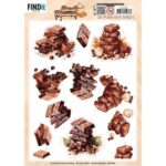 3D Pushout Sheet - Berries Beauties - Sweet Moments - Chocolate Bliss