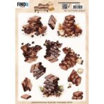 3D Cutting Sheet - Berries Beauties - Sweet Moments - Choclate Bliss