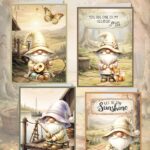 Creatief Art Kaartenpakket Cozy Gnomes