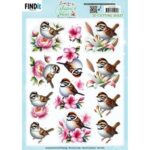 3D Cutting Sheet - Berries Beauties - Whispers of Nature - Brown