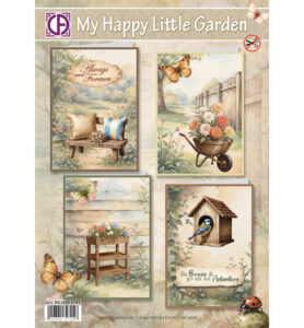 Creatief Art My Happy Little Garden Kaarten pakket