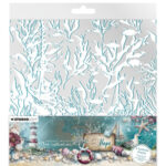 StudioLight - JMA Acetate Sheets White & Retro Cyan Tide of Hope nr. 21