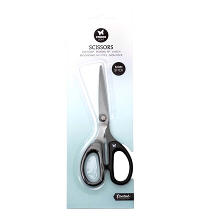 StudioLight Scissors Soft grip, pointed tip, non stick, 6 Inch Essentials Tools nr. 04