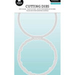 StudioLight Cutting Die Torn Edge Card stand round Essentials nr. 1086