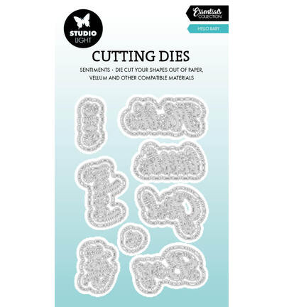 StudioLight Cutting Die Hello Baby Essentials nr. 1092