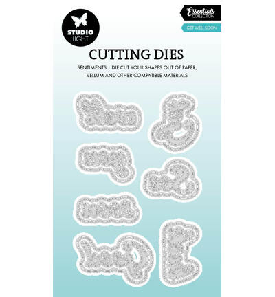 StudioLight Cutting Die Get well soon Essentials nr. 1094