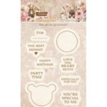 StudioLight Clear Stamp Bear gift bag tag accesories Teddy's Tea Time nr. 924