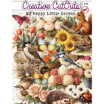 Creatief Art Creatief Art My Happy Little Garden - 23 stuks gestanste plaatjes