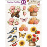 Creatief Art My Happy Little Garden 03 Push out vel