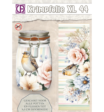 Creatief Art  Krimpfolie Fles/pot, tot 9.5cm, nr. 44