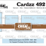 Crealies 3x Tussenlaagje voor CLCZ459, CLCZ460, CLCZ461